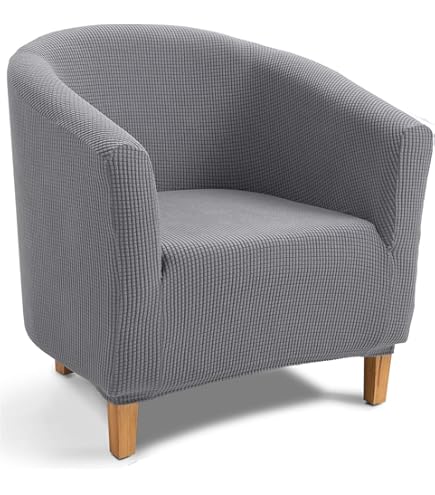 GUYIRT Housse De Fauteuil Club Pour Fauteuils, Universel Moderne Stretch Housse De Fauteuil Cabriolet Imprimé Housse Chaise Protecteur Housse De Fauteuil Pour La Réception Du Bureau à Domicile-G