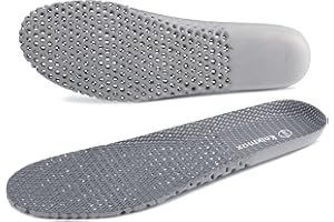 Knixmax Solette Sportive per Uomo e Donna Traspirante Confortevole Soletta per Scarpe Soletta - Ideale per Sport, Corsa, Camminata, Casual