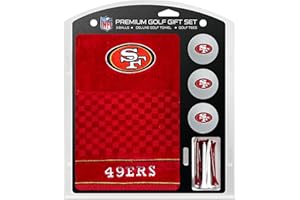 Team Golf NFL Geschenkset: Besticktes Handtuch, 3 Golfbälle und 14 Tees, dreifach gefaltetes Baumwollhandtuch, 40,6 x 55,9 cm