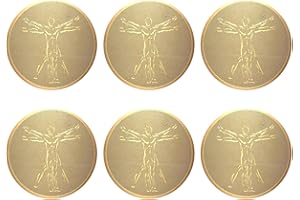 SueSupply 6 Pièces d'ONDES Électromagnétique Autocollant Anti-Rayonnemement, Patch Anti Ondes Portables, Bouclier de Protection EMF Bloqueur EMR pour Tous Les Téléphones Mobiles, Ordonnance, Orner