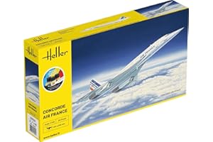 HELLER JOUSTRA Maquette Avion : Starter Kit : Concorde Air France