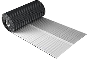 PAROTEC Attacco a parete Band plissiertes alluminio 30 cm X 5 m tetto camino da parete Camino 7 colori