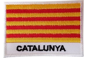 ELLU Parche para coser, diseño de la bandera de Cataluña, Aragón, Islas Baleares, Valencia, España