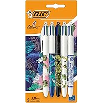 Bic Colours Collector Box 4-kleurenbalpen, Medium, Klassieke, Pastel En Fasion Inktkleuren Doos Van 15 S