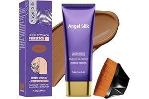 Angel Silk Leg Makeup, Long-lasting Body Coverage Perfector Tattoo Cover Up Makeup, Easy Application, Radiant Glow, Waterproof Transfer-Resistant Body makeup