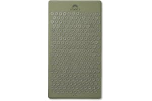 ShaktiMat Premium Acupressure Mat, Level 1 in Tulsi, Massage Muscles, Aid Sleep & Unlock Inner Tension | Similar to Acupuncture, No Needles Required | Organic Cotton Certified