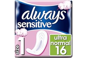 Always Ultra Sensitive Normal Sanitary Pads Size 1 Pack of 8 x 16