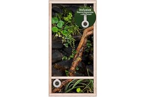 Repiterra Terrario de tamaño grande madera Terrario para Reptiles página ventilación 60 cm x 120 cm x 60 cm Terrario Madera de OSB - Side Vent