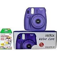 Fujifilm Instax Value Cam Mini 8 with 20 Films Shot (Grape)