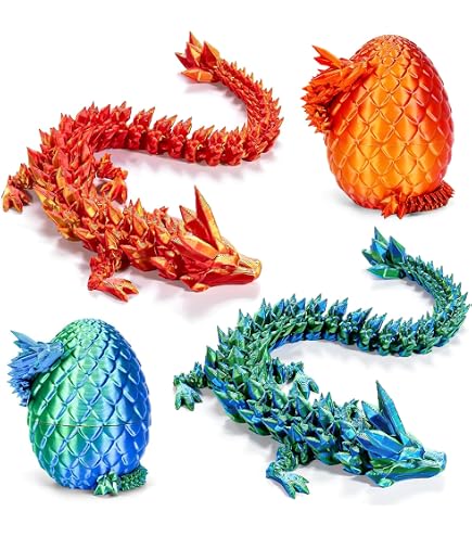 Œuf De Dragon En Résine Transparent Avec Socle - Décoration De Bureau, Collection Fantaisie - 6