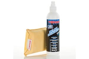 Tibhar Nettoyant pour revêtement de tennis de table avec éponge combinée - Kit d'entretien des revêtements - Spray à pompe - 250 ml