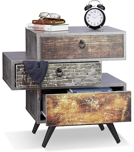 Casa Moro Comò Orientale Sefrou - 95x40x95 Cm, Legno Di Mango Riciclato, Stile Vintage