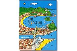 DONSOUVENIR MAGNETE SAN SEBASTIAN (SPAGNA) CALAMITA DA FRIGO. MODELLO: CITTA