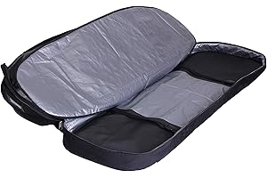 Driver13 ® Wakeboardbag No.02 Bag Bolsa de Kiteboard para Tus Tablas de Kite con Sistema de Mochila 145 cm Negro