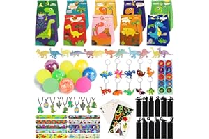 BuYupop Mitgebsel , 96 Stück Mitgebsel Set, Gastgeschenke, Dino Deko , Kleine Geschenke Kindergeburtstag, Weihnachten