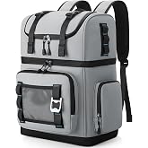 YOUNGOA Mochila Nevera Isotermica Grande, Doble Capa Impermeable Mochila Termica, Bolsa Picnic A Prueba de Fugas
