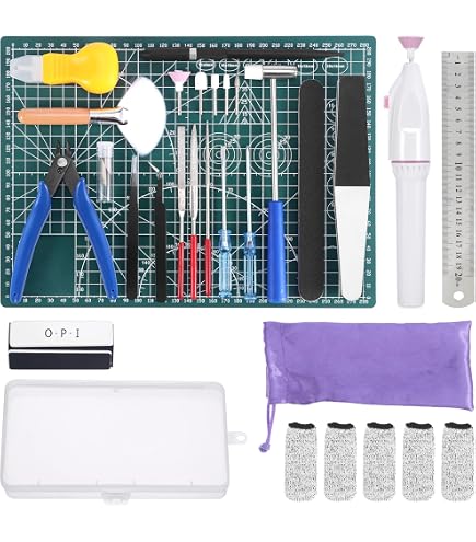 Comzantor Kit D'Outils De Modélisme 10 Pièces - Parfait Pour Gundam, Maquettes Et Modèles De Voitures Avec Boîte De Rangement