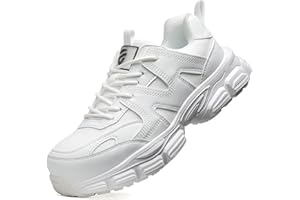 KOIFISH Sicherheitsschuhe Damen Leicht Arbeitsschuhe rutschfest mit Stahlkappe Sportlich Atmungsaktiv Schutzschuhe