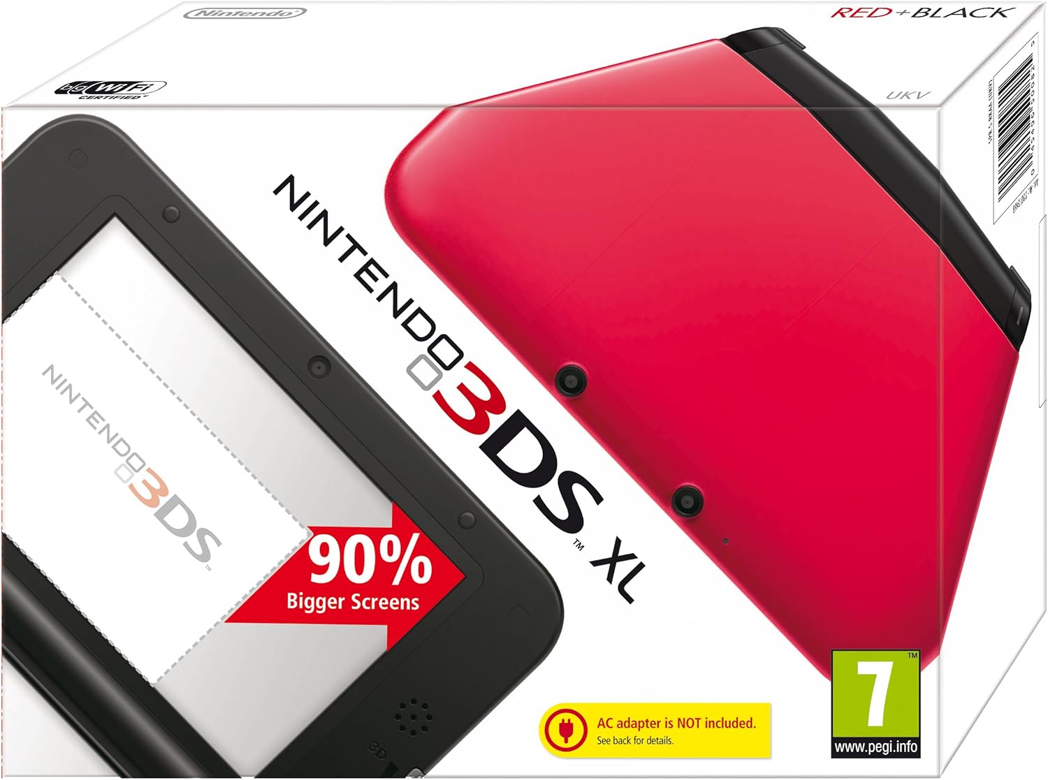 Nintendo Handheld Console 3DS XL - Red/Black (Nintendo 3DS XL)