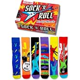United Oddsocks - &Ccedil;orap n Roll - 6'lı Kutu Renkli Karışık ve Eşleştir Rock and Roll &Ccedil;orapları Erkekler i&ccedil;in, UK 6-11 | EUR 39