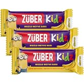 Z&uuml;ber Kidz Muzlu Meyve Bar 25Gr (3 paketi)