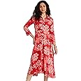 BIBA Women Liva Straight Printed Dress