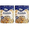 Fit & Flex Baked Granola | Mango Coconut | Oat Rich Cereal with Real Freeze Dried Fruits | Ready to Eat Healthy Breakfast Food | Cholesterol Free with Immunity Boosters - 275 GM - Pack of 2