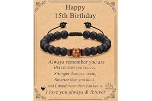 TEVOP Boys 13th 14th 15th 16th 17th 18th Birthday Gifts, Birthday Bracelet 13-18 Year Old Gifts for Boys, Unusual Birthday Presents for Son Grandson Brother Nephew Friend