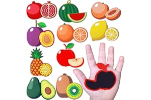 SUPINEEDO Fridge Magnet for Toddlers 1-3, Strong Magnetic Rubber Cute Fruit Refrigerator Magnet for Kids, Kids Magnets for Fridge Baby Magnet Toys Children Gift for Whiteboard Fridge Dishwasher Oven