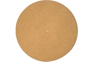 BIKO Antistatische Plattentellerauflage aus Kork Slipmat 29,7 cm (12 Zoll)