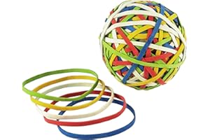 Läufer Palla Di 200 Elastici Ass Multicolore, Diametro 7 Cm, Capacità Circa 320 Elastici