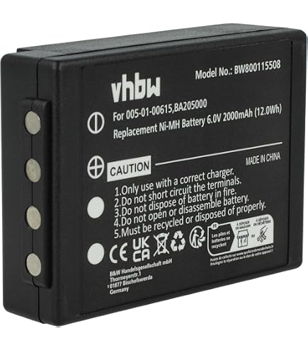 TCTK Akku 2000mAh 3.6V Ni-MH – Kompatibel Mit HBC Funkfernsteuerungen Wie Linus, Micron, Radiomatic