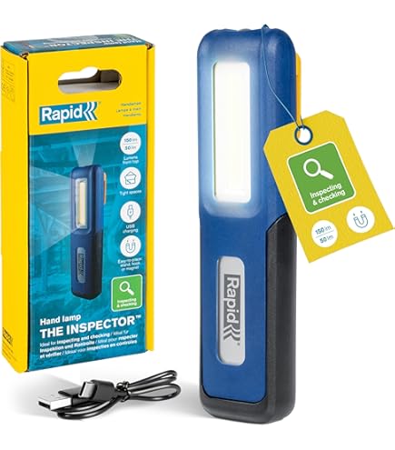 Lampada Da Lavoro Ricaricabile Torcia LED COB, LUXNOVAQ Luci Di Lavoro - Foto 12