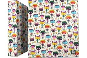 Grafoplas | Archivador de Anillas A4 | 4 Anillas Mixtas 40mm | Colección Bits&Bobs Pop Up Desing | Hello | Suave al Tacto | Certificado FSC