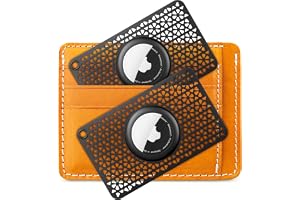 CITYWAY Ultratunn] 2-pack för Airtag-kortfodral för handväska, ryggsäcksplånbok, koppling, smal för Airtag-hållare, 0,12 cm t