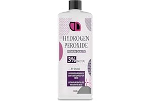DD1 Food Grade Hydrogen Peroxide 3% (H2O2) VARIOUS SIZES CAP/SPRAY (50ML CAP)