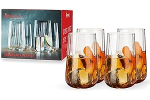 Spiegelau & Nachtmann 4450179 Set da 4 bicchieri per long drink, in vetro di cristallo, da 510 ml