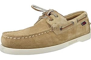 Sebago Scarpa da Barca Portland Flesh out Beige in camoscio - 7111PTW 906 Beige Camel - Taglia