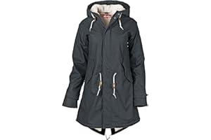 derbe Damen Regenmantel Tidaholm | Regenmantel | Frauen | mit Futter | Hamburg | Friesennerz | Warm