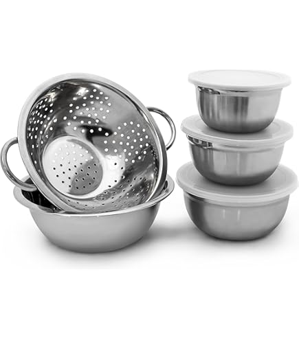 Küchensieb Mit Rührschüssel - 4-in-1 Siebset Mit Produktbild-Vorschau 10