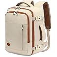 VANKEV Ryanair Cabin Bag 40x20x25 Underseat 20L Travel Bag Hand Luggage Backpack Carry-ons Bag Cabin Size Suitcases for Airplanes Flight Bag Travel Ruscksack Fit 14 Inch Laptop Beige