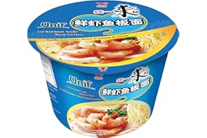 UNIF Fideos instantáneos con sabor a gambas, 1 x 108 g