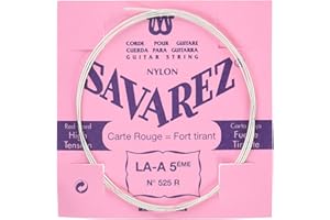 Cordes Savarez 525R - Cordes de guitare classique en laiton, moyennes