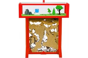 AntHouse - Fourmilière de Sable | Kit T 3D 15x15x1,5 cm | Ferme de Fourmis Rouge | Fourmis Incluses