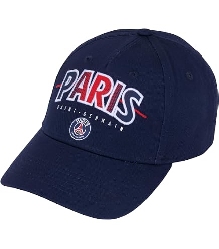 Parure De Lit Enfant PSG 100% Coton - Housse De Couette 140x200cm + Taie 63x63cm - Imprimé Officiel Bleu