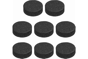QUARKZMAN 8 st ensidiga högtalarfoten, 15 mm x 5 mm halkfri bas stötdämpande skum förstärkarstöd fotmatta