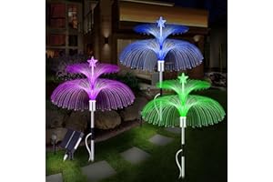 ZEWETO Lampy solarne do ogrodu, 3 sztuki lamp solarnych LED, klasa wodoszczelności IP65, zintegrowana lampa solarna LED, do użytku na zewnątrz, do ogrodu, na taras, balkon, trawnik, podwórko, ścieżkę,