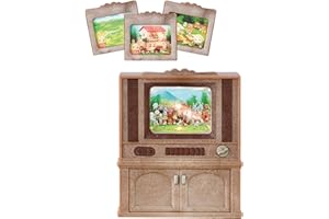 EPOCH Sylvanian Families- Famiglie Sylvanian Set TV Deluxe, Multicolore, Medium, 4264