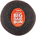 Hair-so? Massive 5-6 Inches Wide Big Hair Bun Extra Large Hair Doughnut Donut Bridal Wedding Hollywood Hair Style Bun Ring - Choose Colour- Brown, Black or Blonde (Brown) by hair-so?