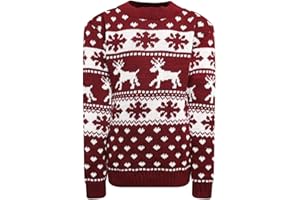 ZEE FASHION Children Kids Boys Girls Knitted Retro Novelty Christmas Xms Jumper 3-13 Years